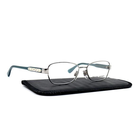 RALPH LAUREN RL5088 5008 SILVER BLUE EYEGLASSES FRAME - Picture 9 of 10